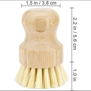 bamboo dish brush Set Of Two